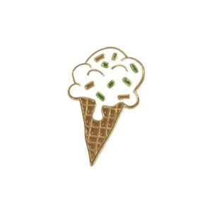 Sprinkle Ice Cream Cone Enamel Pin / Brooch